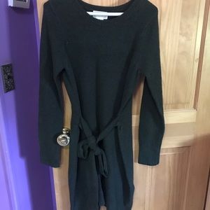 Forest Green Sweater Dress